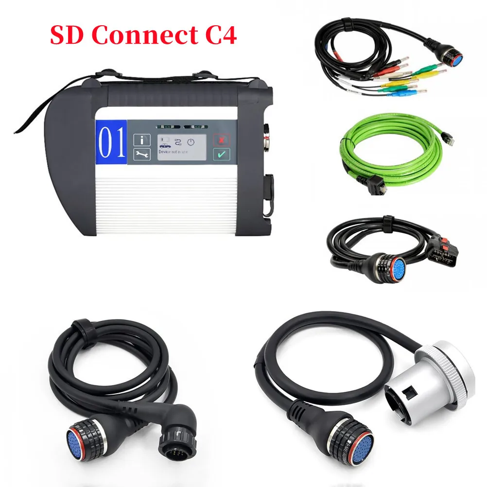 

High Quality V2022.06 MB STAR SD C4 Connect Compact 4 Diagnosis With WIFI for Cars and Trucks 12V/24V Multi-Language