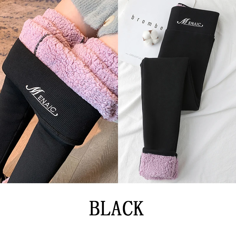 400g Women Tights New Winter Extra Thick Cloud Velvet Leggings Plush Thickened High Waist Warm Pants Simple Female Cotton Pants