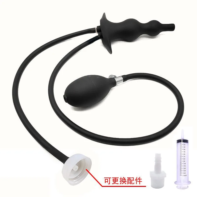 Надувная Анальная пробка анальная клизма устройство для очистки антирефлюкса