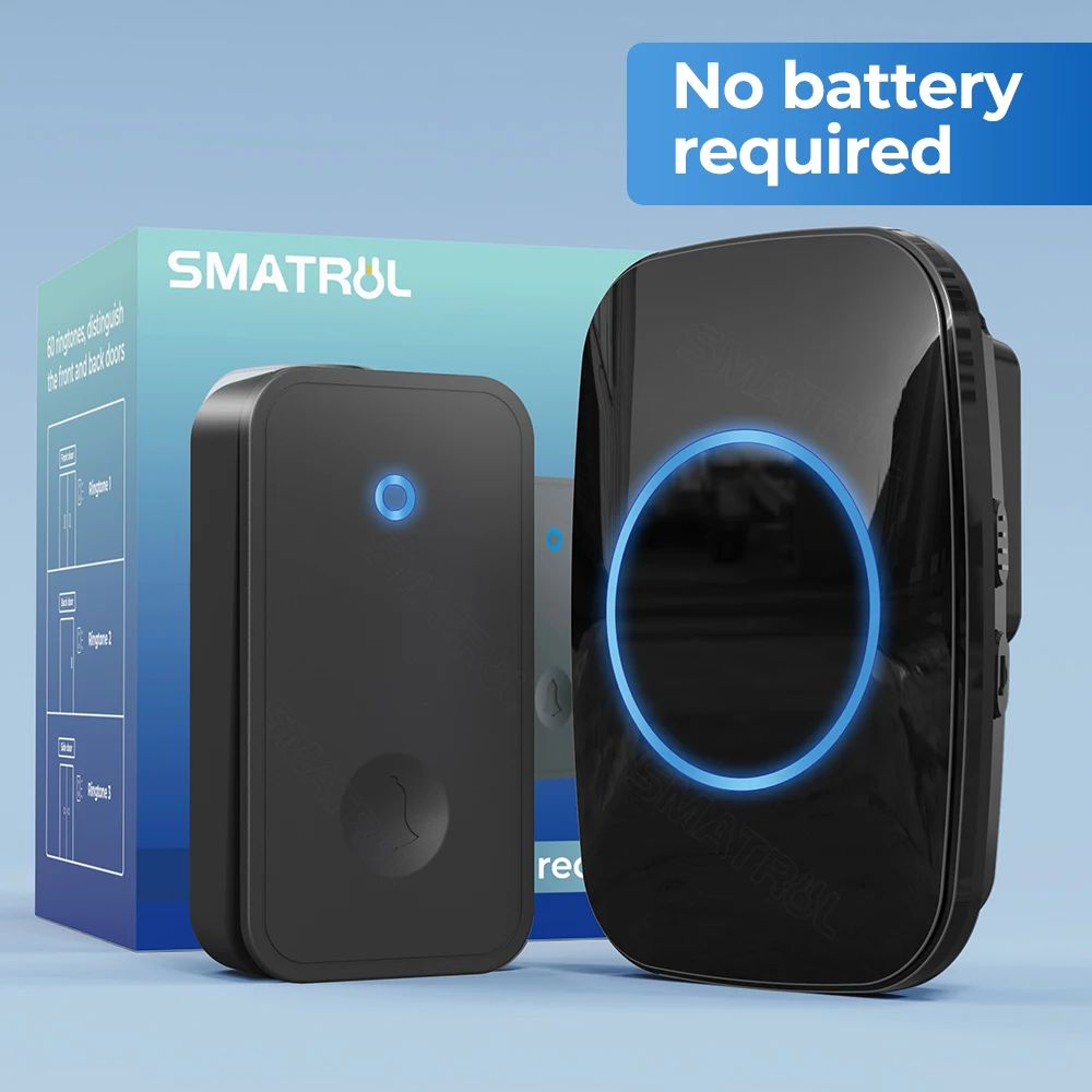 

Беспроводной дверной звонок SMATRUL 1-2 кнопки