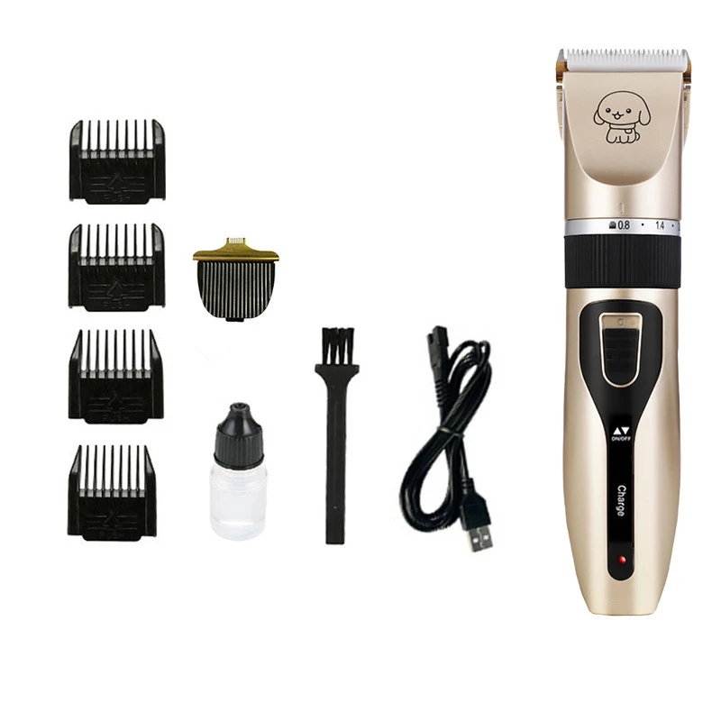 

pet cordless electric grooming clippers Grooming Electric Shaver Ceramic Blade Cat Accessories Cordless Charging Professiona