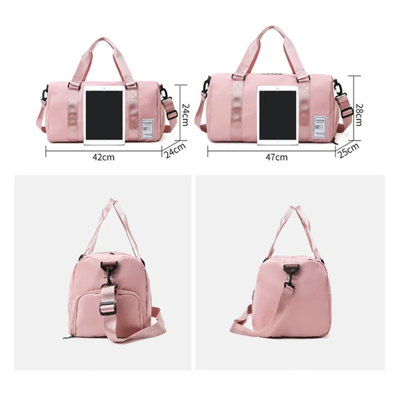Gym Bags For Men Travel Women's Large Swimming Handbags Waterproof Fitness Luggage Suitcase Shoulder Bolsas Yoga Sports Female