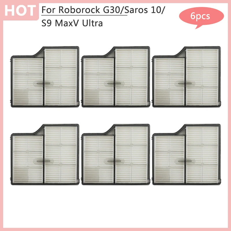 

Пылесборник Hepa-фильтры Аксессуары для Roborock G30/Saroos 10/S9 MaxV Ultra Запасные части Робот-пылесос Бытовая техника