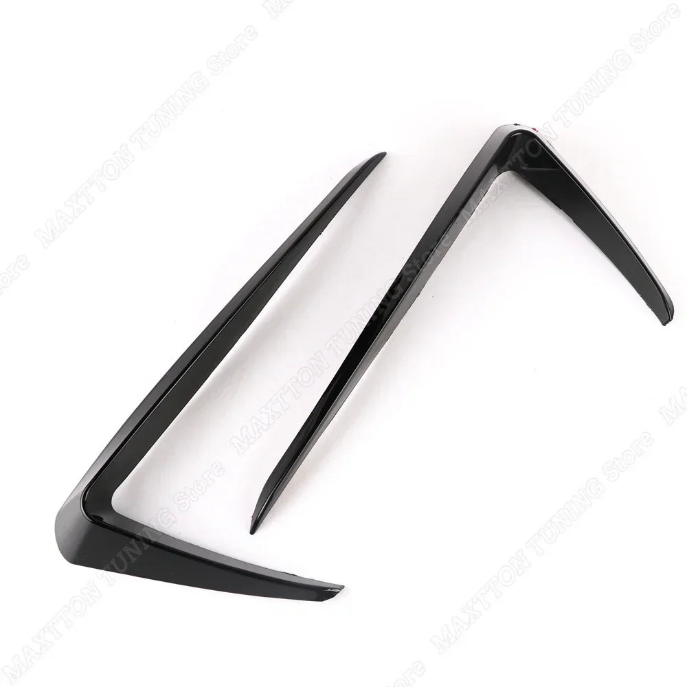 

Для VW Golf 7 MK7 GTI GTD 2012-2017 Передний бампер Боковая накладка вентиляционного отверстия Глянцевая черная впускная рамка Решетка Сплиттер Спойлер Canard Lip