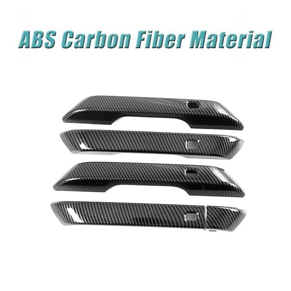 Накладка на дверную ручку из углеродного волокна для Kia Carnival KA4 2020 2021 2022