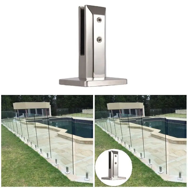 Напольная стойка лестница Балконная стеклянная для бассейна зажим перил NW |