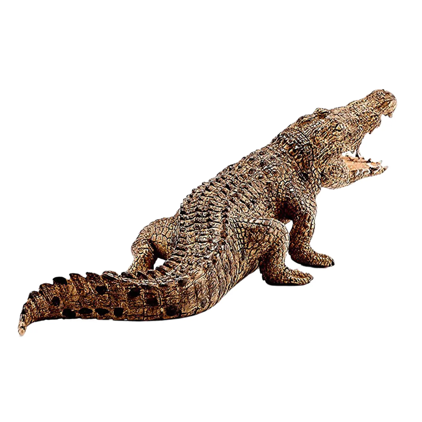 

Alligator Toys Durable Crocodile Alligator Family Playset Educational Toys Wildlife Animal Model For Educational Playing