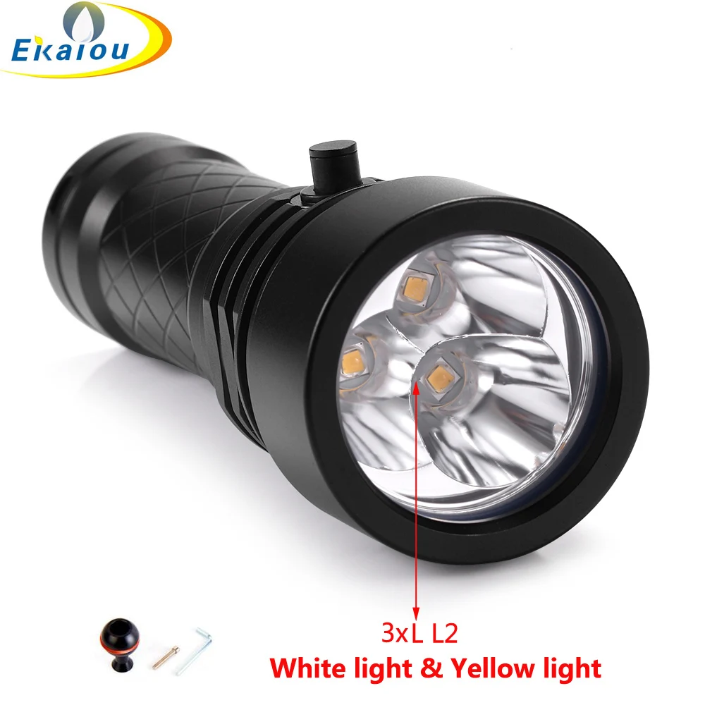 

Ekaiou подводный фонарь L2 4000 люмен