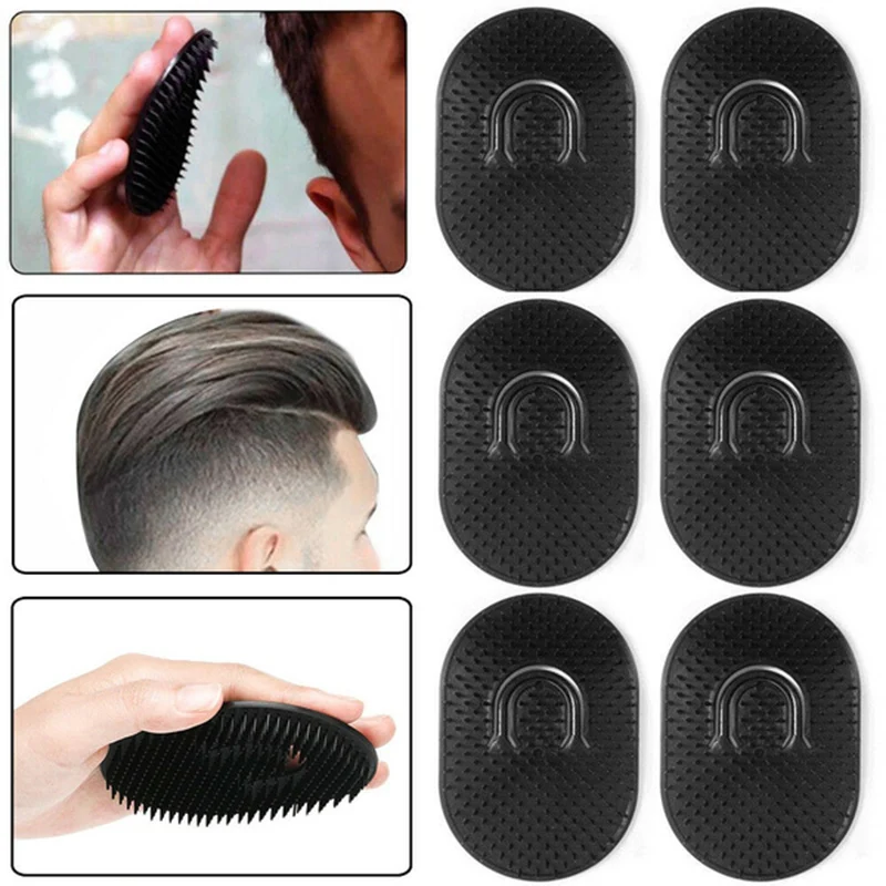 

1 Pcs Pocket Comb Hair Brush Men Beard Mustache Palm Travel Scalp Massager Hair Care Portable Hair Comb Brush Styling Tools