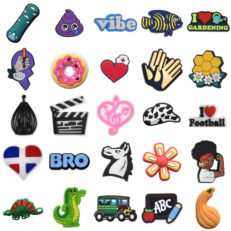 

Gifts Kids Shoes Accessories Packs Para Pins Women Charm Men Girl Boy Wholesale Bulk Decorations for Crocs Set Jeans Shoe Charms