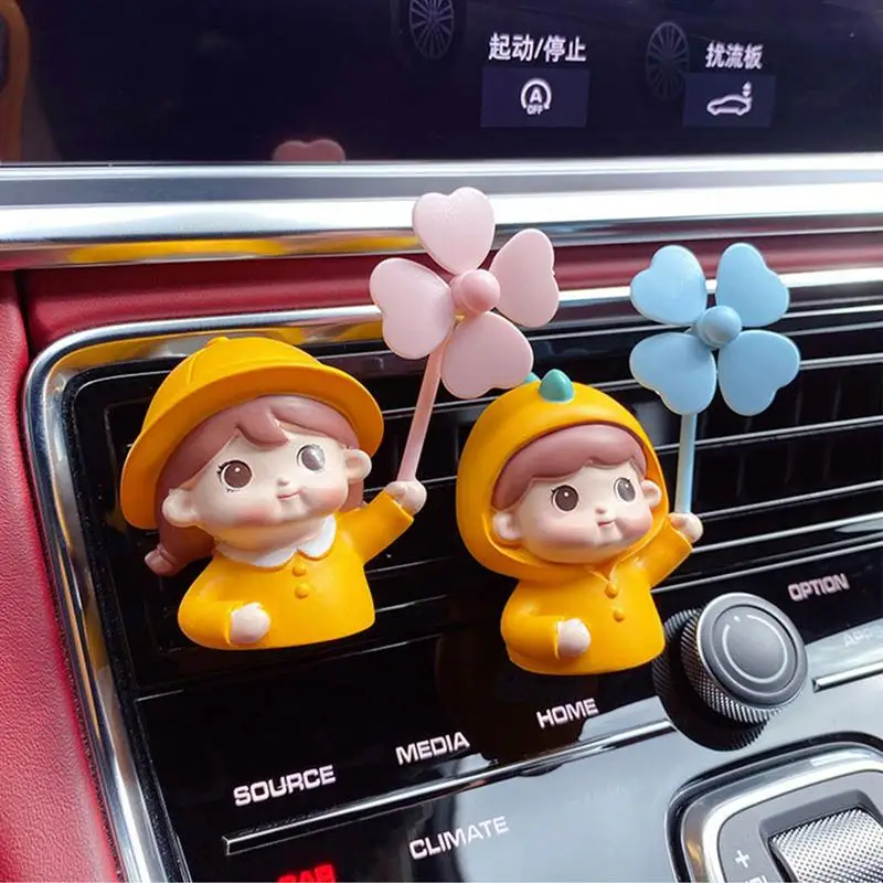 

Vent Clip Car Air Freshener Lovely Couple Scents Diffuser Vent Clips Car Refreshers Cute Fan Diffuser Vent Clips For Car