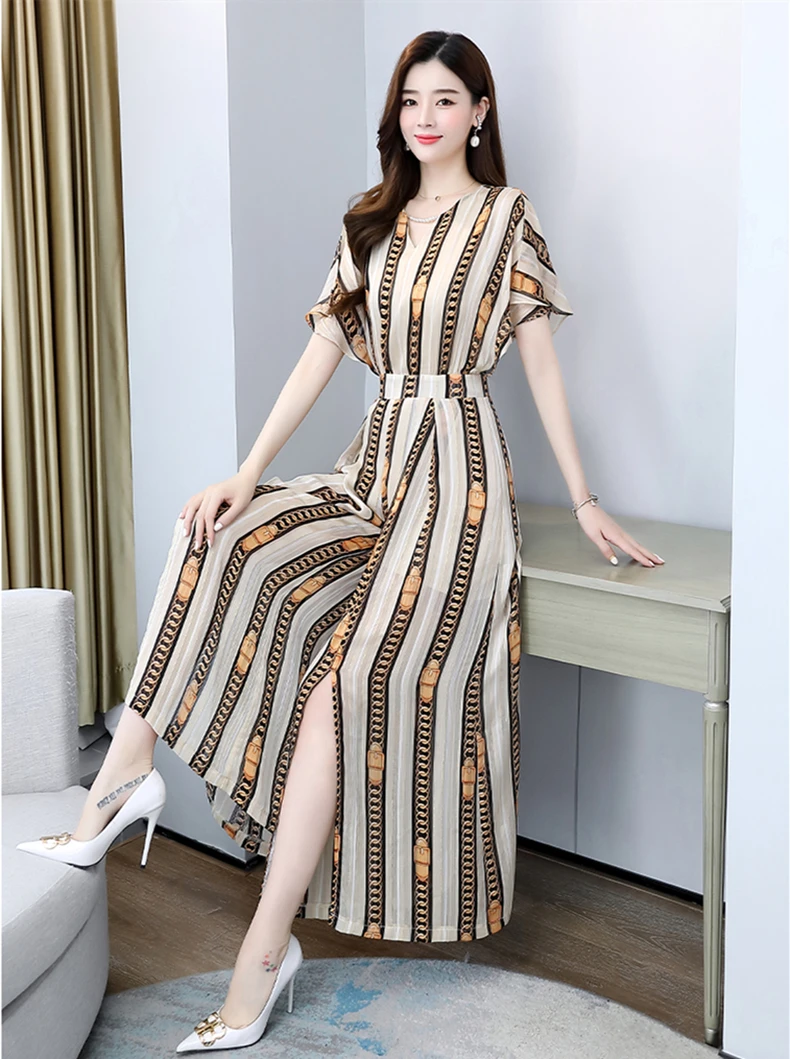 new summer office lady Fashion casual plus size brand female ladies girls short sleeve jumpsuits