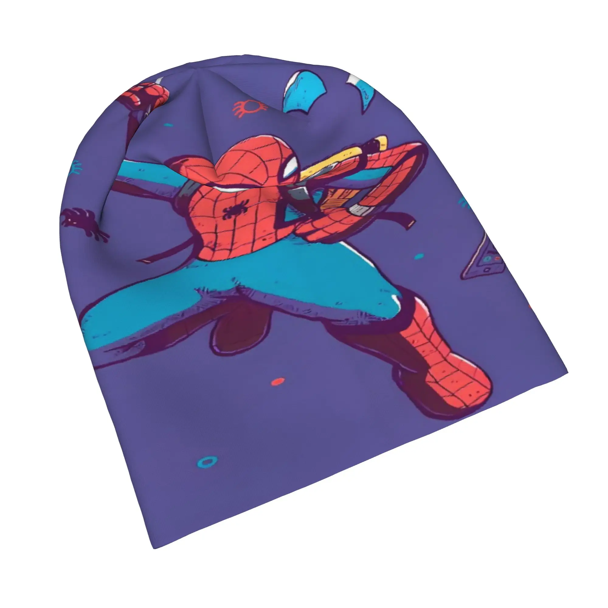 Фото Шапки-бини S-Spiders Heroes, повседневные шапки для женщин и мужчин, вязаные шапки для улицы, зимний дизайн, теплые шапки-бини. №4