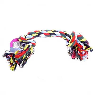 Papillon Игрушка для собак Веревка с 2 узлами хлопок 38см Flossy toy knots 140743 | 0 18 кг Дом и сад