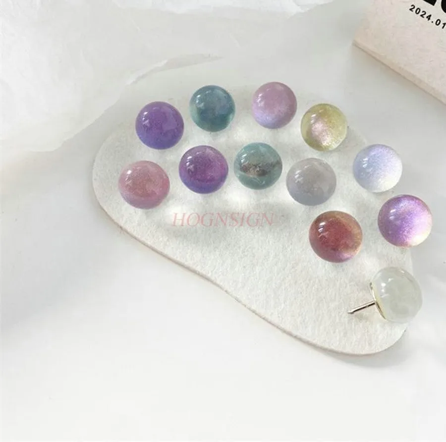 12 шт. прозрачное сверкающее розовое украшение для фото с изображением звездного