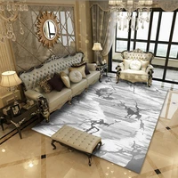 modern geometric pattern printed european style carpet soft carpets for living room anti slip rug floor mat doormat home decor