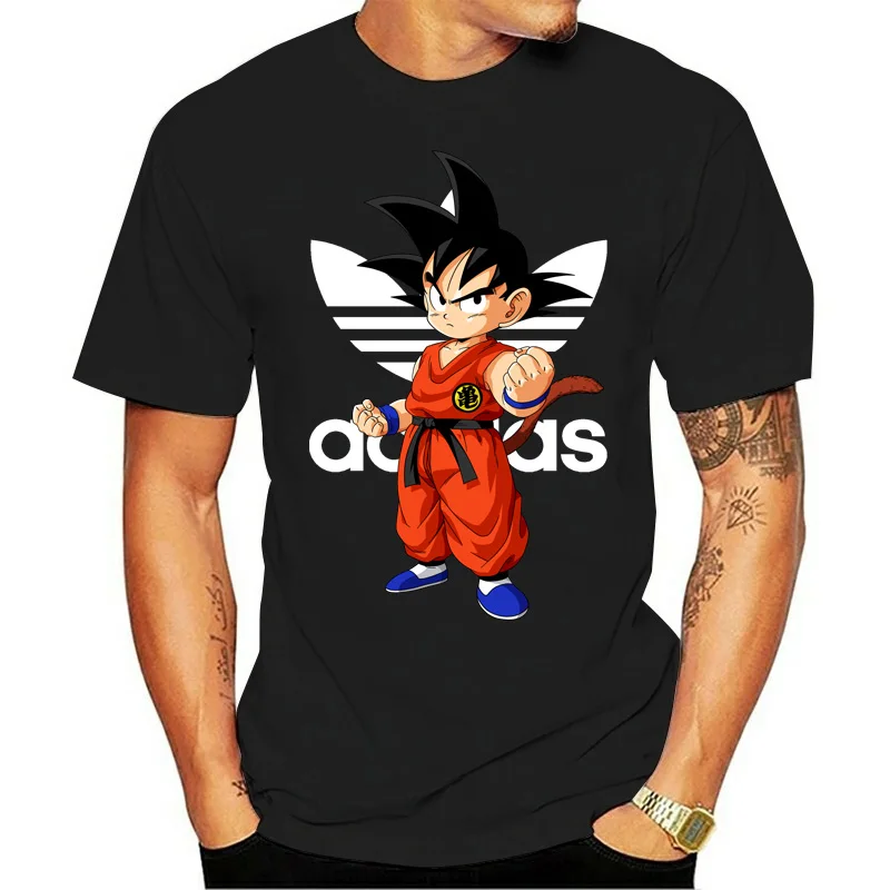 

Футболка унисекс с аниме «Драконий жемчуг», топ с принтом Гоку в стиле Харадзюку для мужчин и женщин, модная уличная одежда