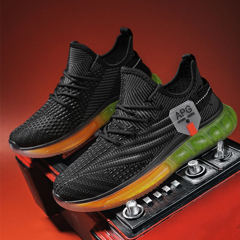 Original Outdoor Sports Shoe For Man Full Palm Air Cushion Walking Running Shoes Lightweight Jogging Sneakers Nice Design Shoe