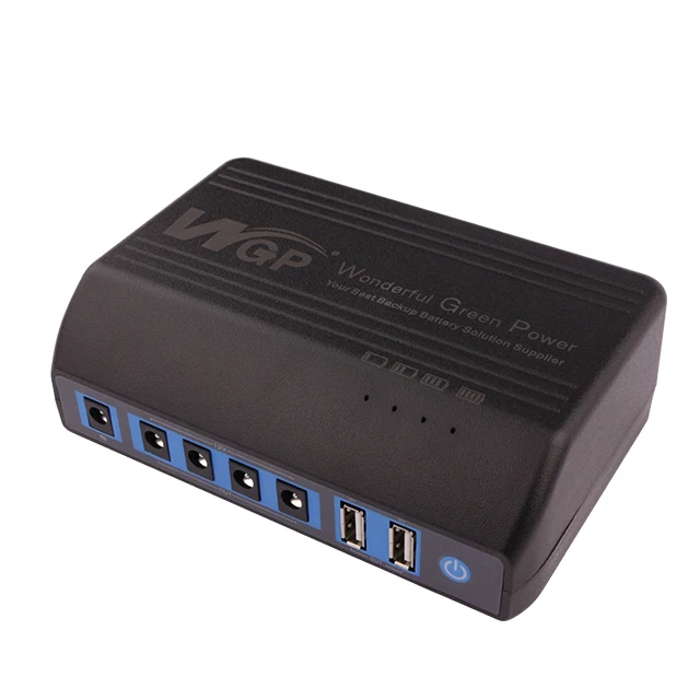 

WGP High Capacity Portable Battery Power Station 31200mAh 12V Output Emergency Power Bank for LED Strips Light WiFi Router Modem