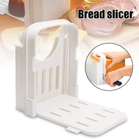 2022 bread slicer guide adjustable bread roast loaf slicer cutter folding toast slicing mold bread toast bagel loaf sandwich