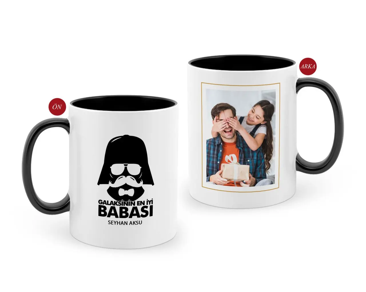 

Персонализированные Fathers Day Gift», «фото черный, белый цвет кружка Bardak-62