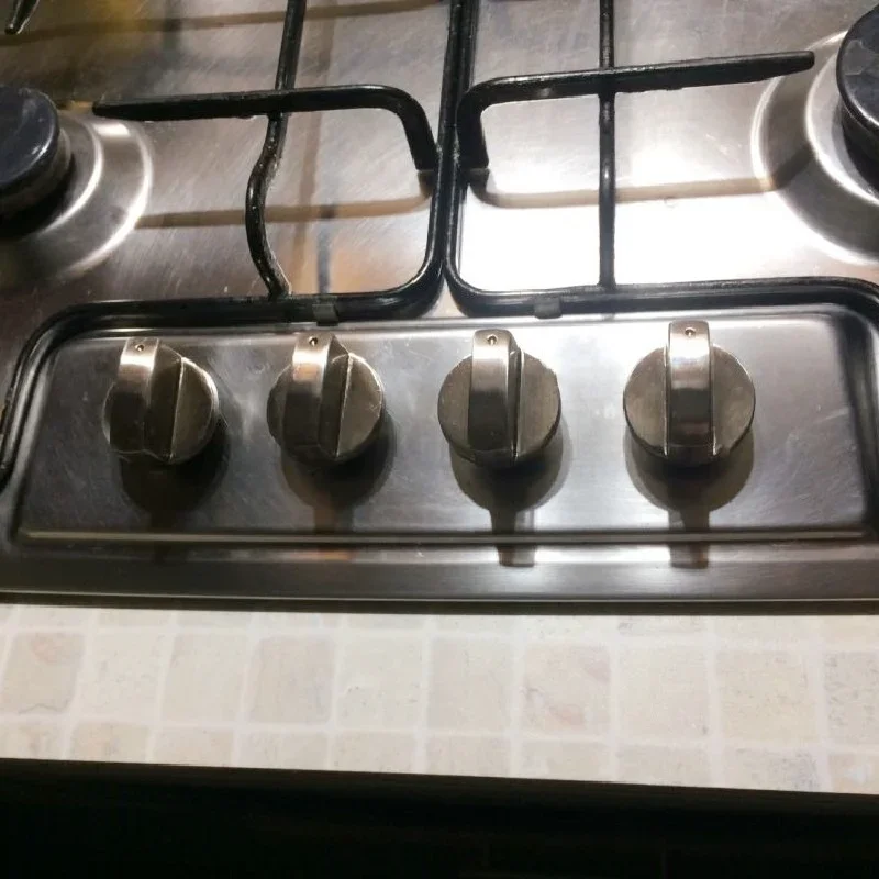 

Ручки для газовой плиты eTya серебристые 6/8 мм