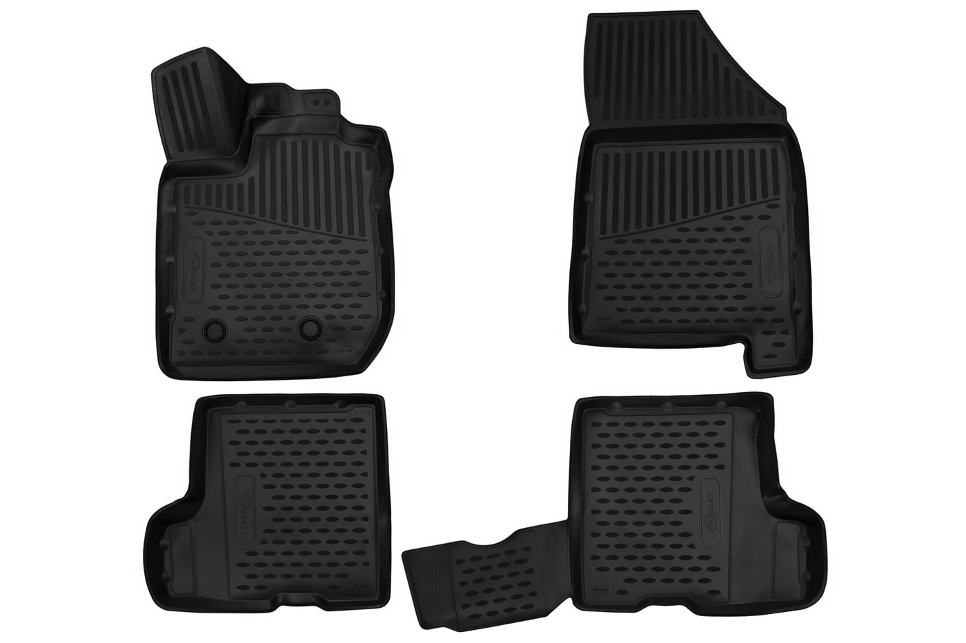 Коврики 3D в салон LADA Xray 2015- (комплектация с ящиком) 4 шт.