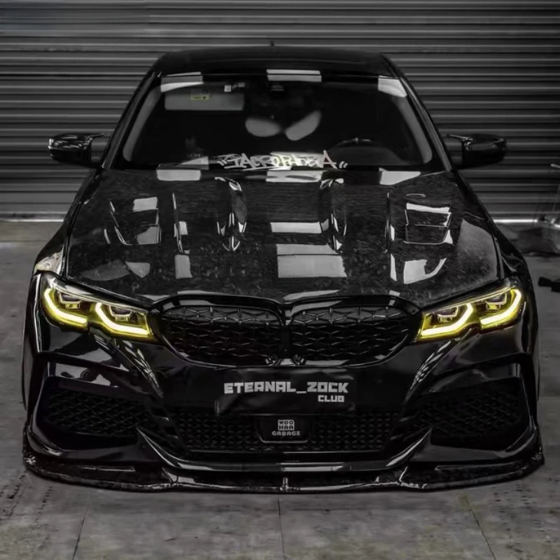 Лимонно-желтый DRL Ch для BMW 3 серии 2019-2022 лазерные дневные ходовые огни ангельские