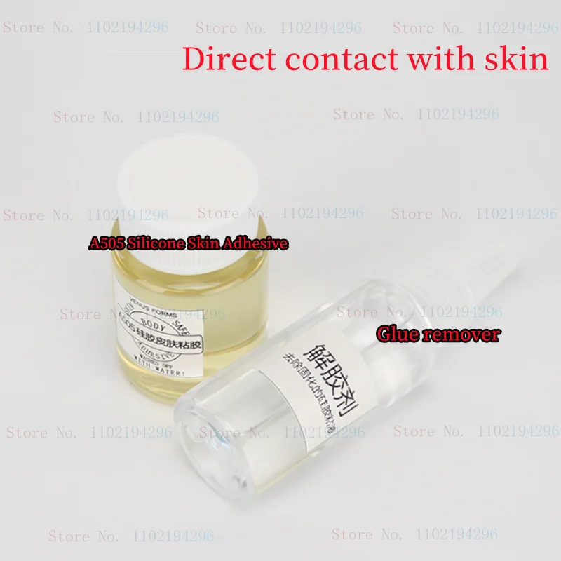 

Contact Skin Latex Special Glue A505 Skin Care Paste Invisible Glue Fake Breast Glue Skin Fake Silicone Breast Set