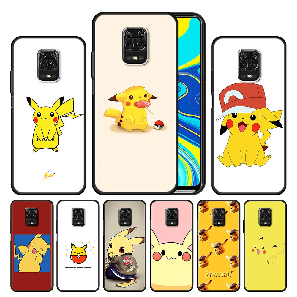 

Phone Case Cover for Xiaomi Redmi Note 10 11 Pro Mi 11 Lite 11T 10T 11S 9T 5G 10S Protection Fashion Style Shell Pokemon Yellow