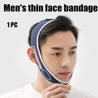 elastic face slimming durable facial face lift man v face chin cheek facial massage heat up thin face bandage