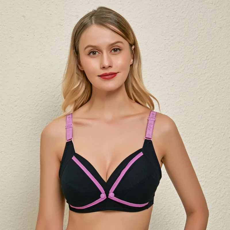 

Бюстгальтер для кормящих матерей с застежкой спереди, бюстгальтер для грудного вскармливания для беременных женщин с открытой чашкой, нижн...