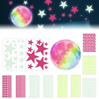 glow in the dark stars glow stars for ceiling luminous sticker moon star stickers wall decals girls boys room decor ceiling