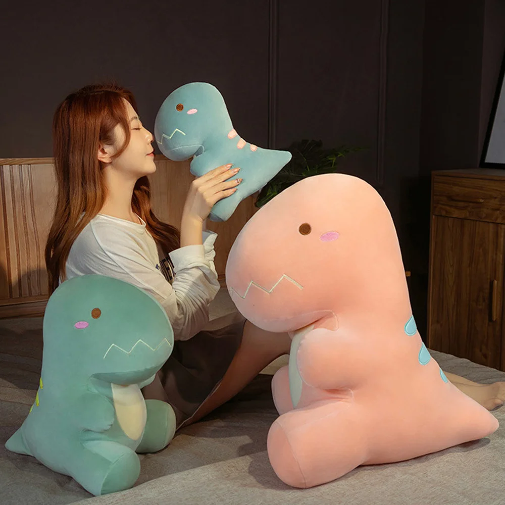 

Очаровательная мультяшная плюшевая кукла динозавра мягкая игрушка детская обнимающая Подушка Успокаивающая тряпичная игрушка удобная дл...