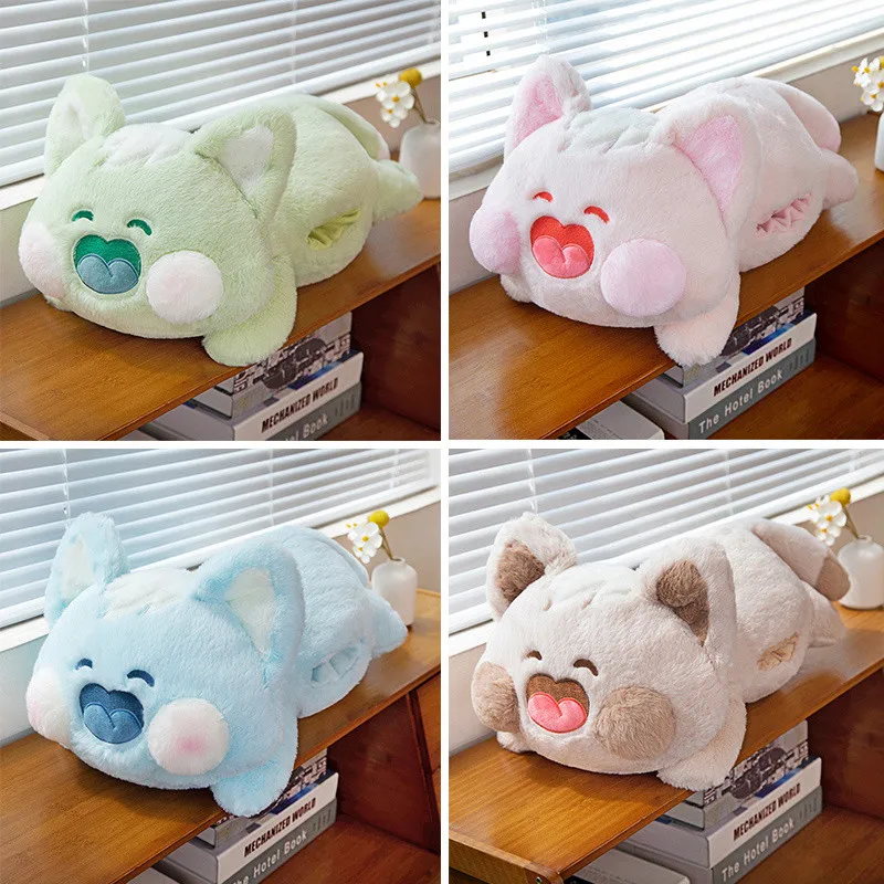 

Kawaii Cats Plush Toy Anime Handwarmers Stuffed Animals Kitten Plushies Doll Soft Kids Toys for Girls Boys Child Birthday Gifts