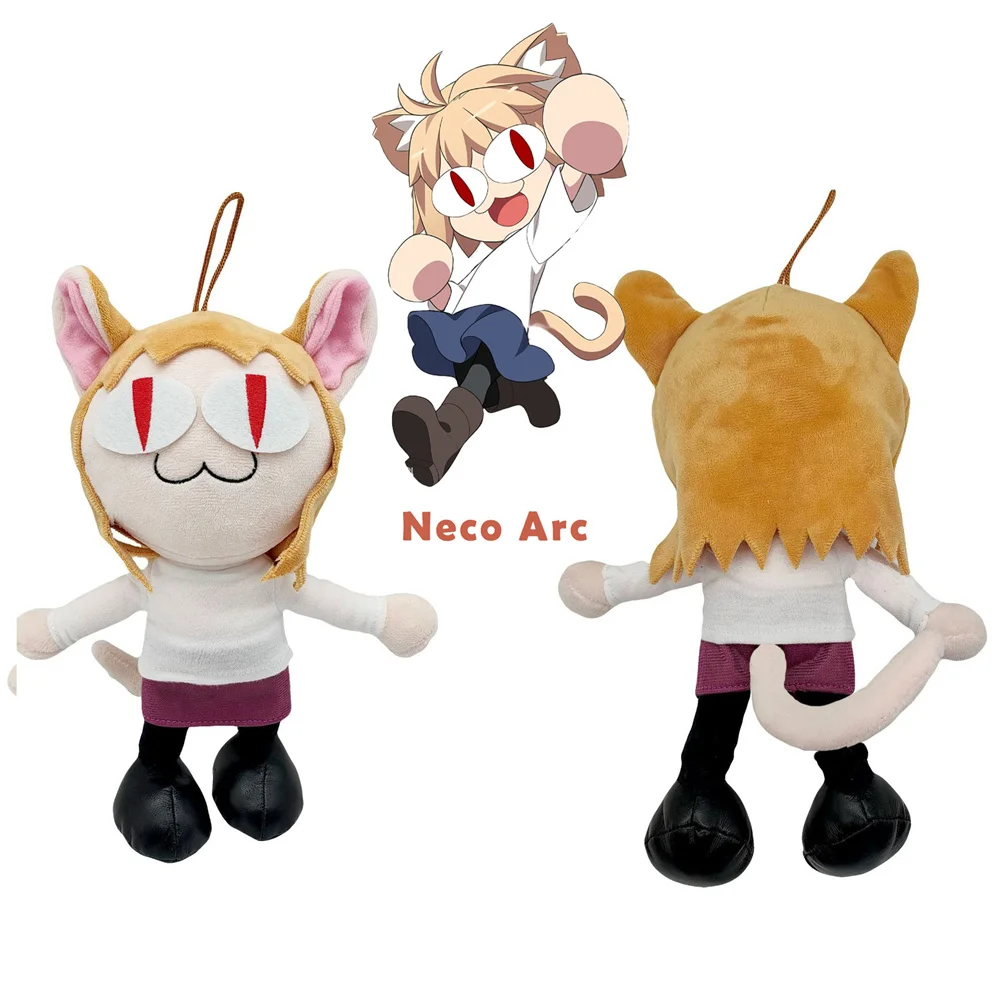 

27cm/10.6inch FNF Neco Arc Plush Doll Cartoon Plushie Toy Stuffed Animal Anime Game Soft Figurine Cosplay Props Accessories Gift