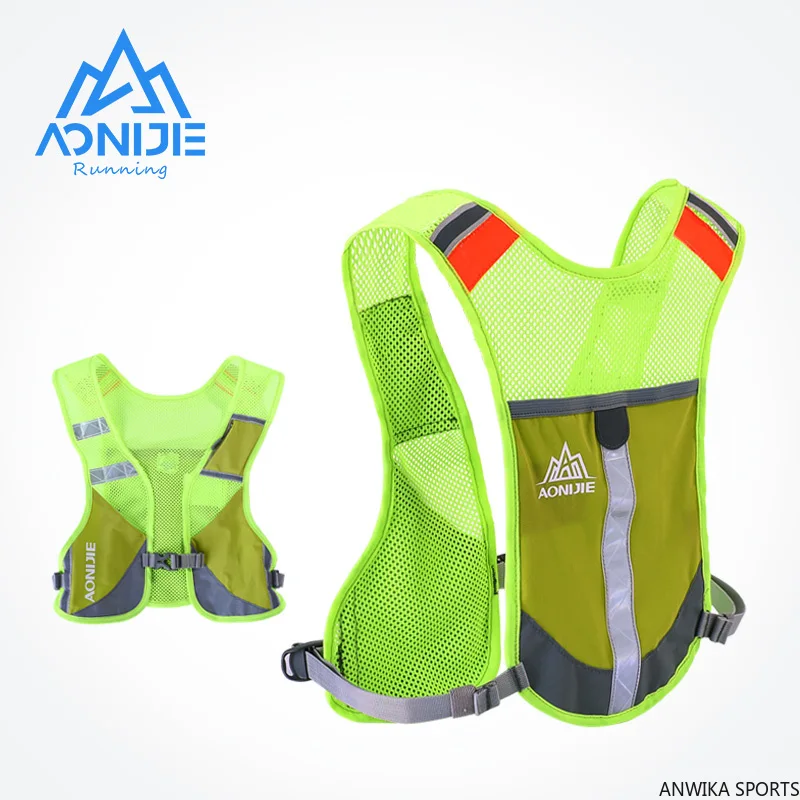 

Светоотражающий рюкзак AONIJIE E884 с гидратацией, ранец, жилет, бутылка для воды, для походов, кемпинга, бега, марафона