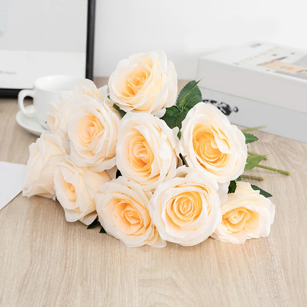 

5 шт., искусственные розы, 30 см