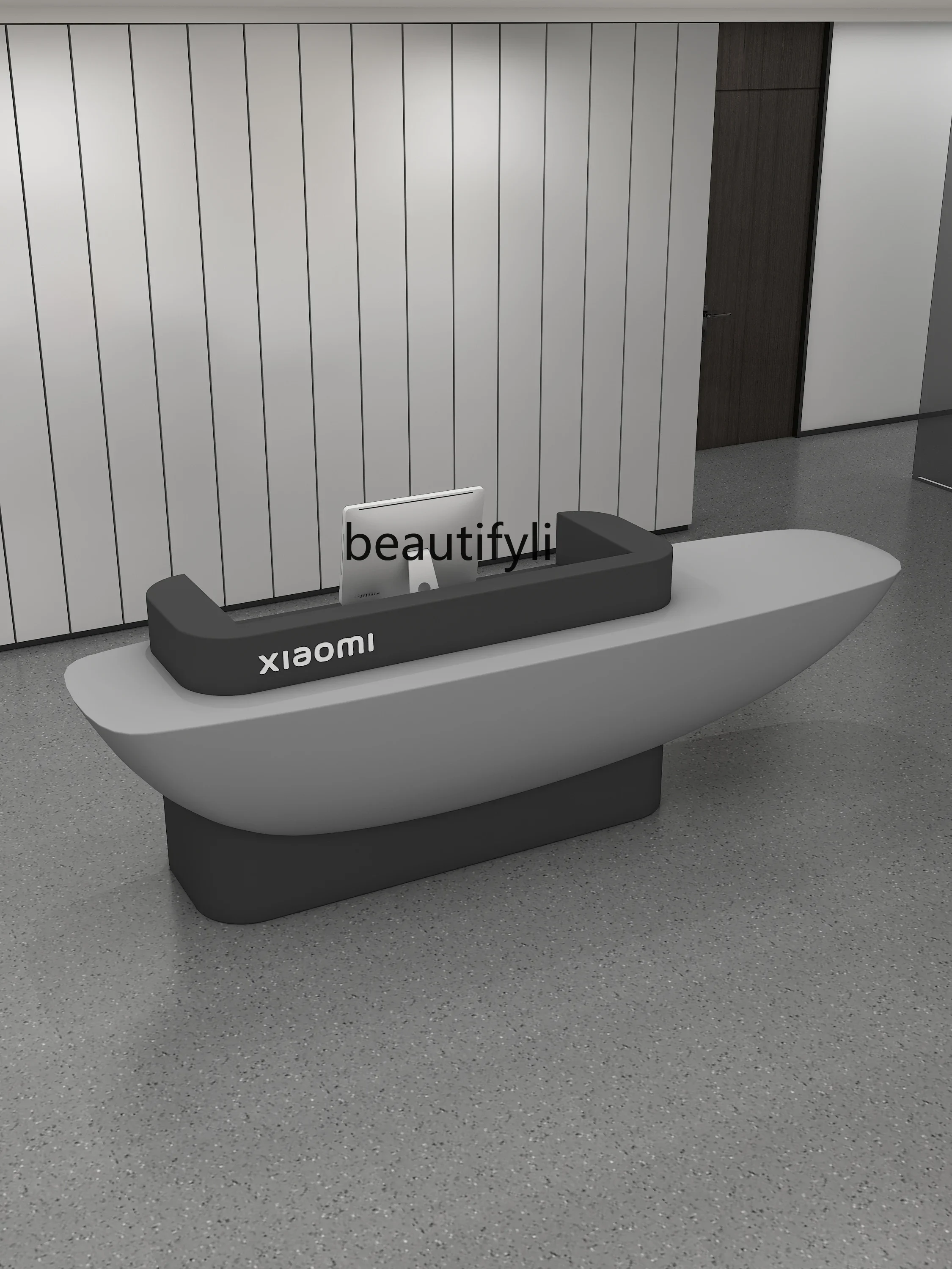 Магазин одежды специальной формы Стойка регистрации компании Современная