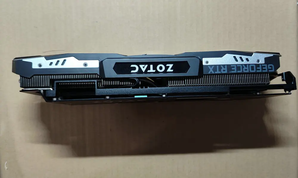 Охладитель для видеокарты Zotac RTX2080Ti радиатор с задней пластиной