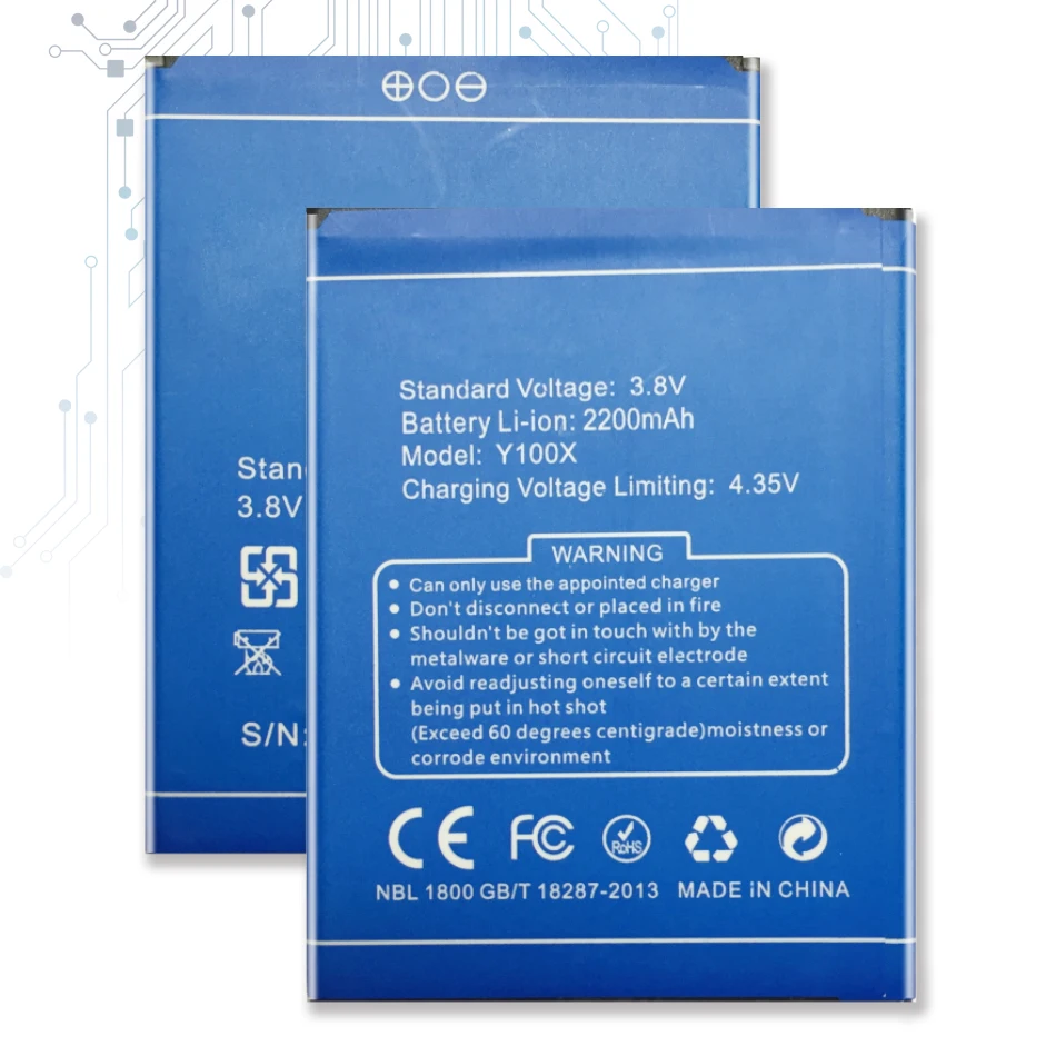 

Аккумулятор Для Doogee NOVA Y100X, аккумулятор 2200 мАч с трековым кодом