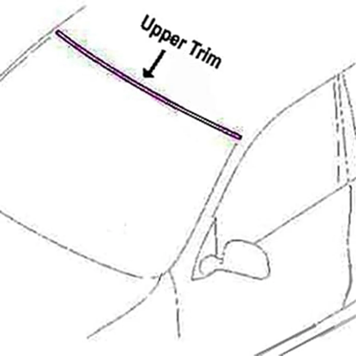 Уплотнитель на лобовое стекло для BMW 5 525xi 528i XDrive 528xi 530xi 535xi