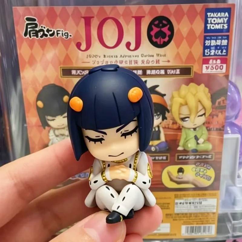 Фото Мини-фигурка TOMY Jojo Bizarre Adventure Golden Wind: Бруно Бучаррати, гашапон, настольный декор для взрослых коллекционеров аниме №1