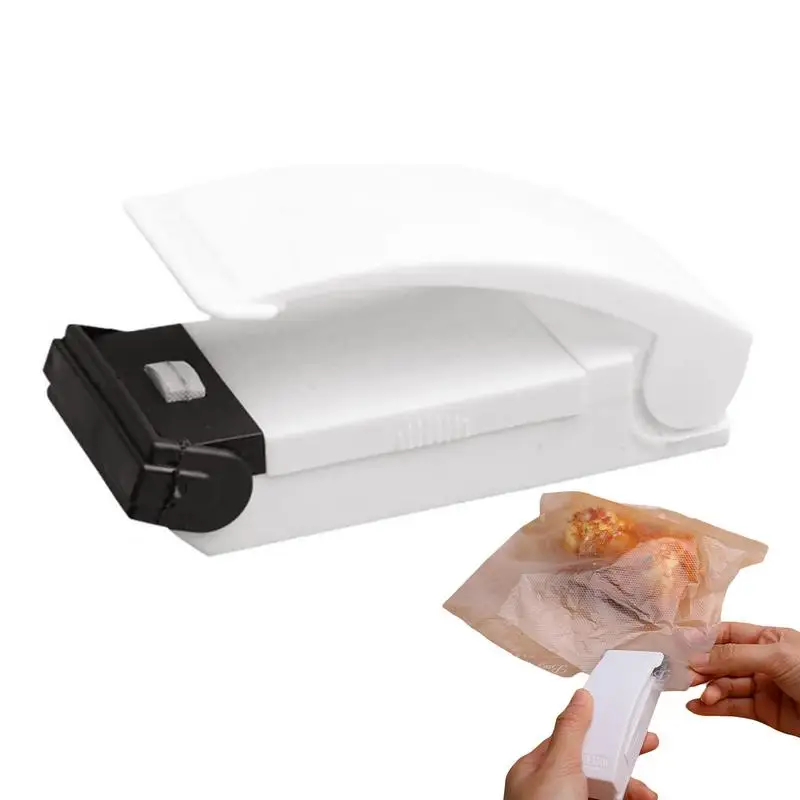 

Package Resealer Mini Handheld Bag Vacuum Sealer Saver Machine Sturdy Kitchen Gadget Bag Sealers For Chip Bags Food Storage