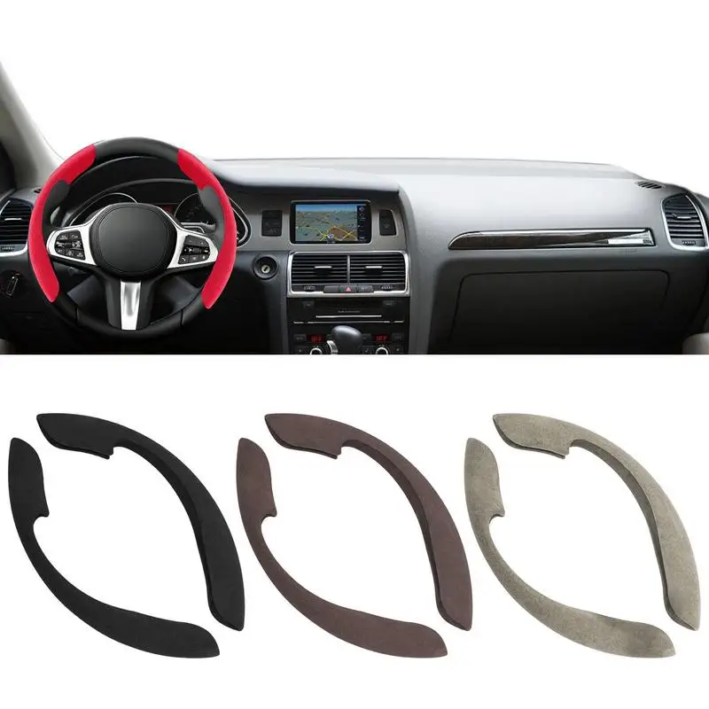 

Universal Steering Wheel Cover Set Wheel Booster Cover Comfortable Sweat Wicking Non Slip Styling Interior Wheels Accessories