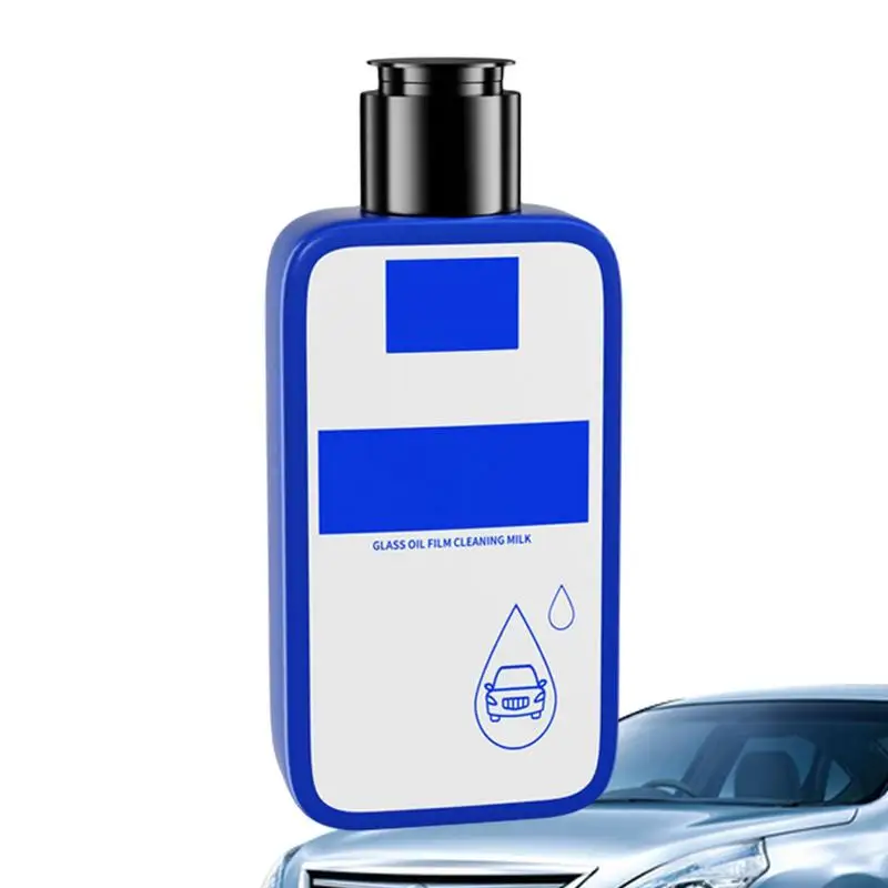 

Car Glass Oil Film Remover 4.2oz Water Spot Remover Car Safety Long-Term Auto Glass Polish Cream For Coatings Bird Droppings