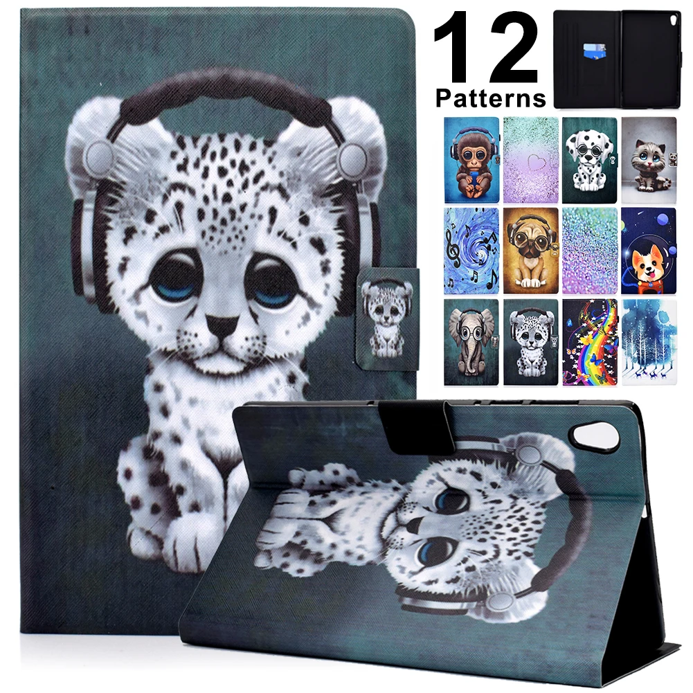 

For Lenovo Tab M10 HD (2nd Gen) TB-X306F Case Cover Cartoon Animal Print Shockproof Tablet Protective Case for Lenovo Tab M10 HD