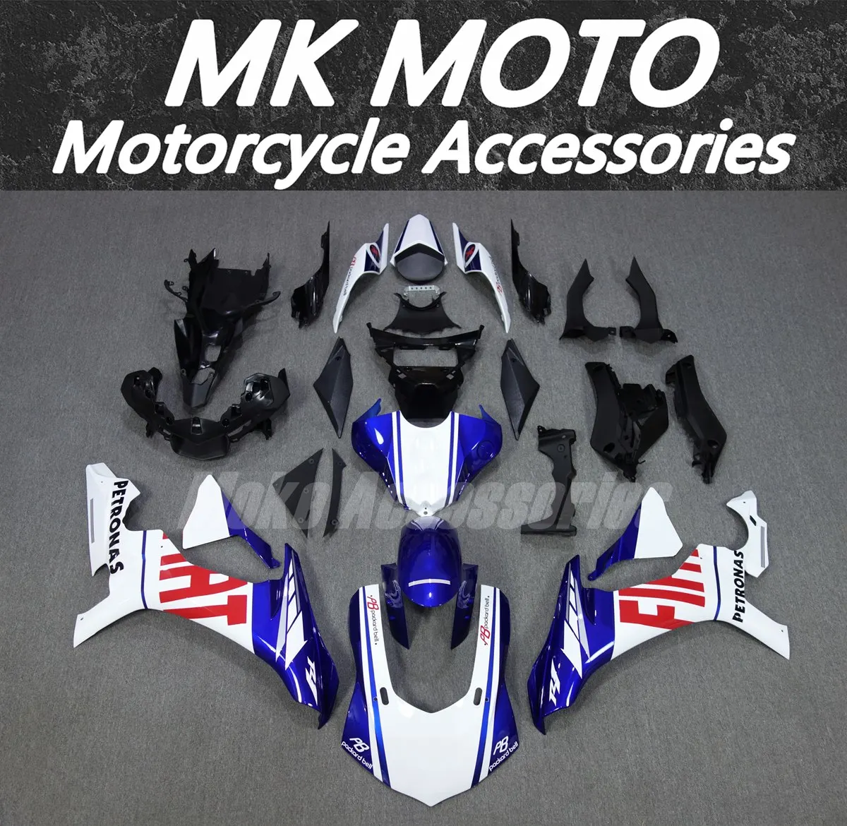 Комплект обтекателей для мотоцикла подходящий Yzf R1M R1 2015 2016 2017 2018 2019 комплект
