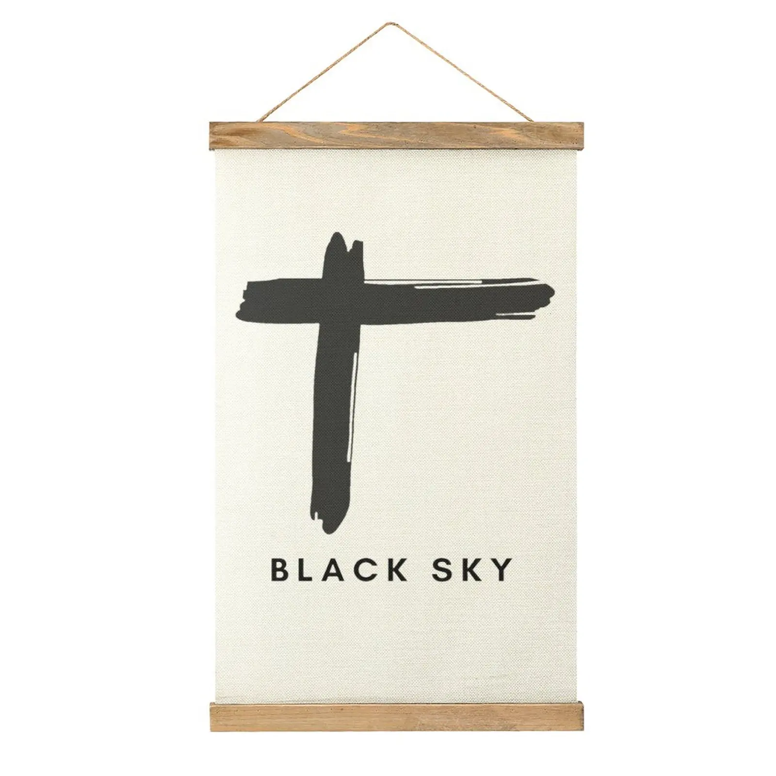 

INDOCHINE Canvas Hanging Picture Cute Draw Bar Picture Hanging Funny Joke Style Hang Pictures