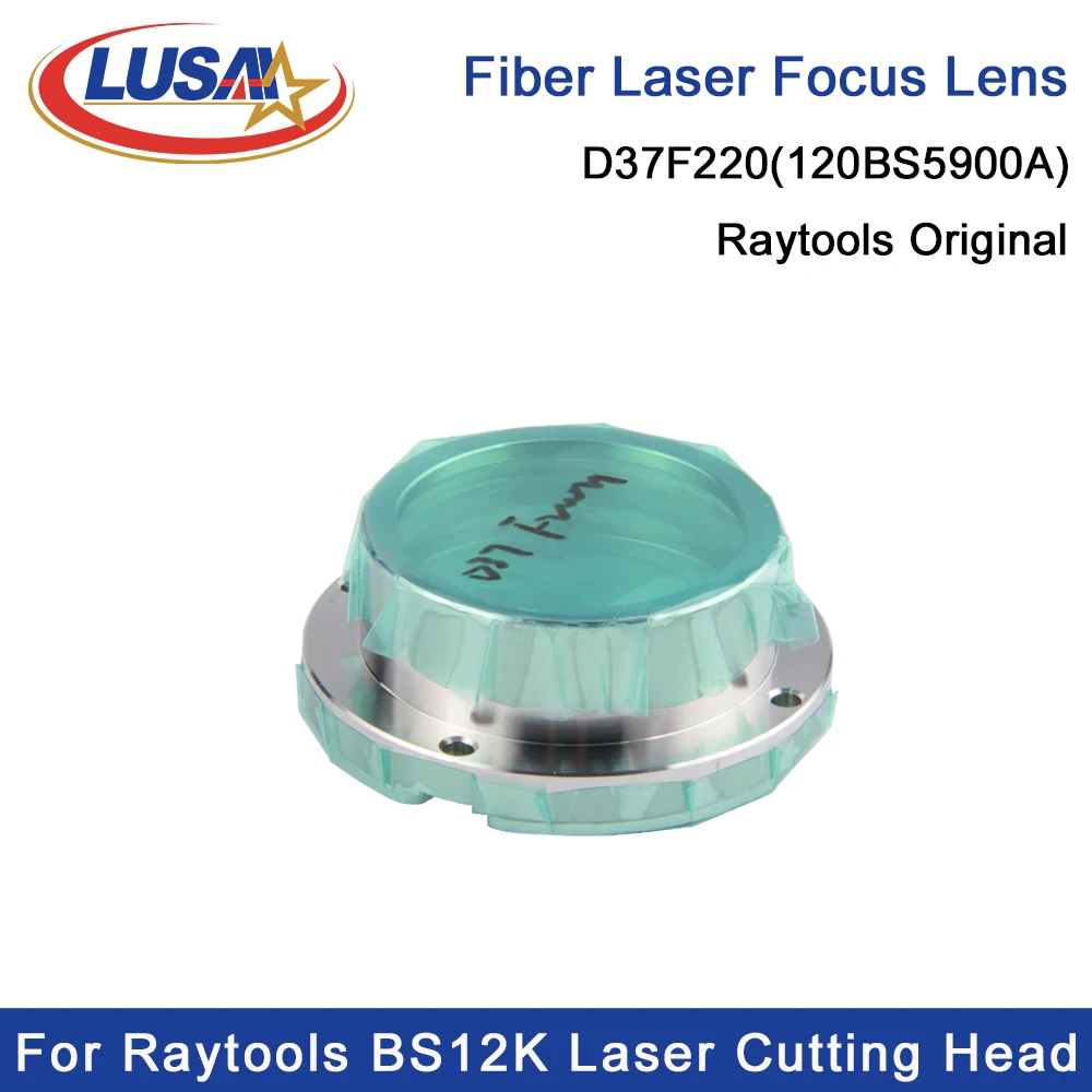 Оригинальная коллиматорная линза Raytools BS12K LUSAI с держателем D37 F100 D37F220 мм для